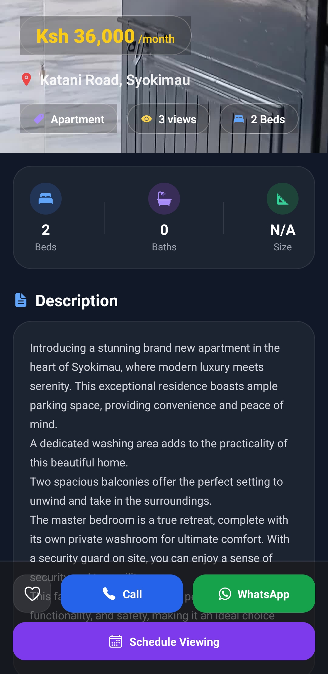 HouseHunt Kenya App Screenshot - Househunting in Kenya